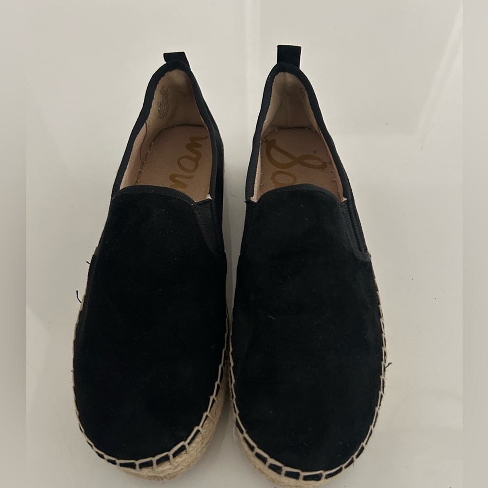 Black Suede Sam Edelman Espadrilles